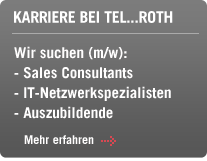 Karriere bei telroth